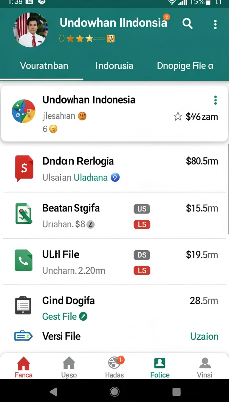 Tampilan utama aplikasi Panduan Instalasi Aplikasi titan777 di Android yang intuitif dan efisien.