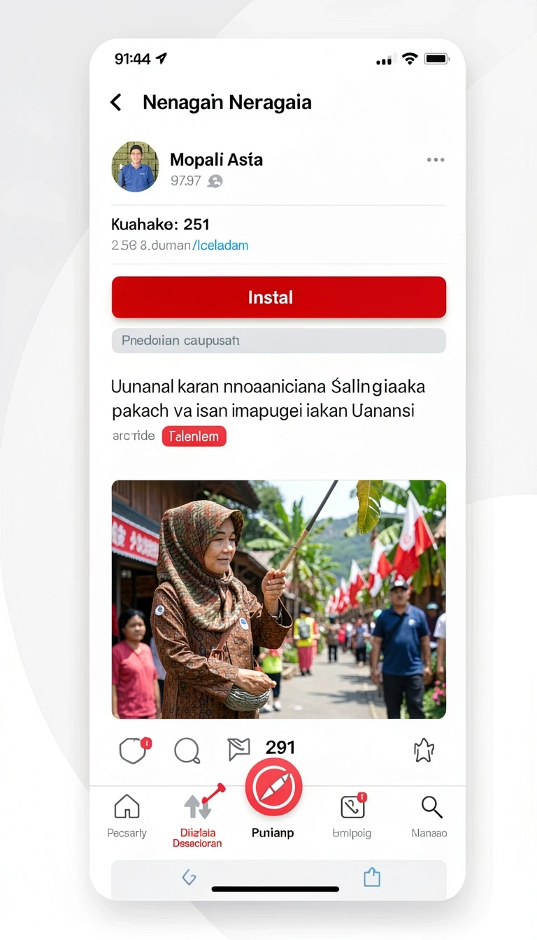 Tampilan utama aplikasi Aplikasi daa666 Resmi dan Terpercaya di Android yang intuitif dan efisien.