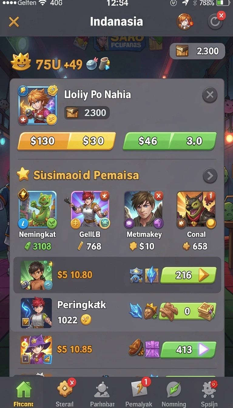 Tampilan utama aplikasi buas33 APK Full Version untuk Android yang intuitif dan efisien.