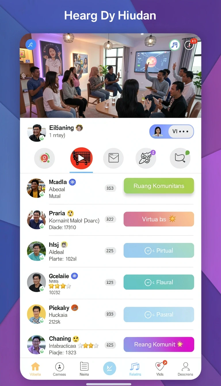Tampilan utama aplikasi Download qq1221 APK untuk Android yang intuitif dan efisien.
