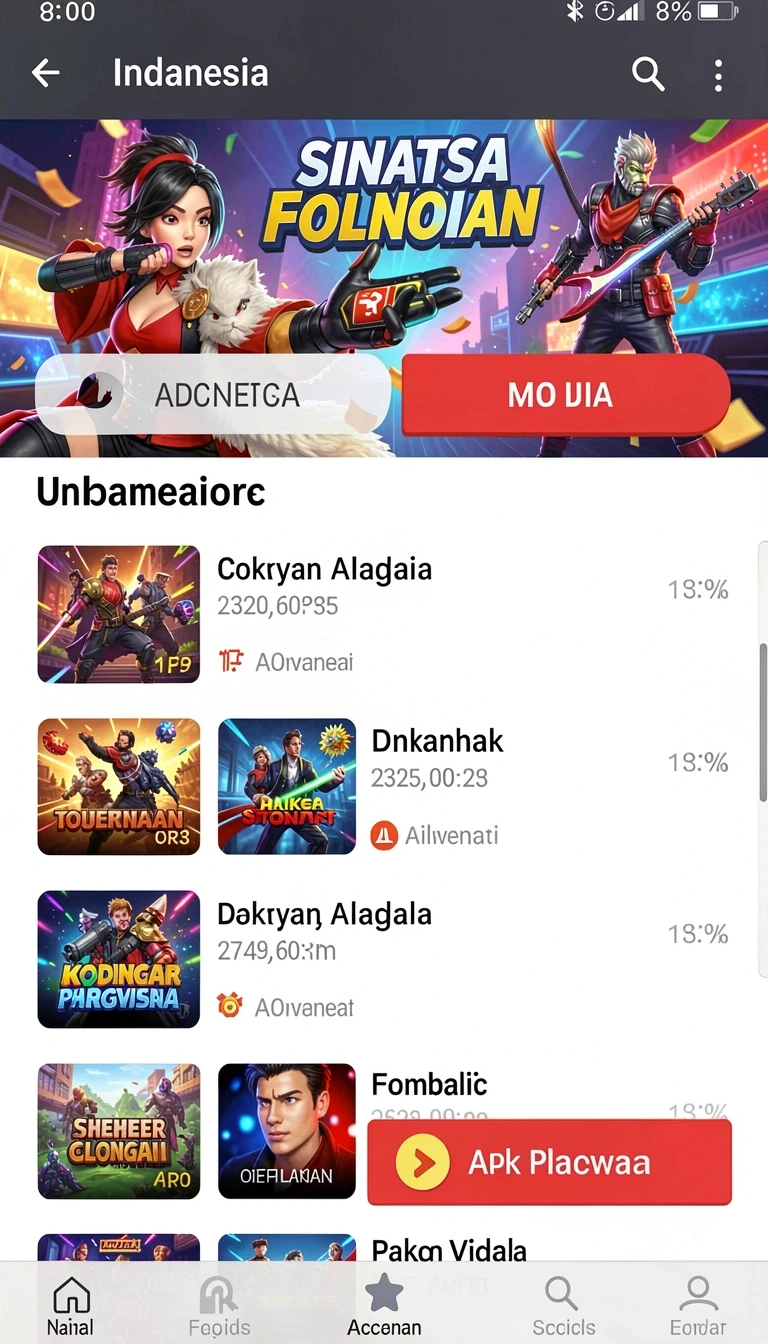 Tampilan utama aplikasi Cara Pasang putarmega di HP Android dengan Benar yang intuitif dan efisien.