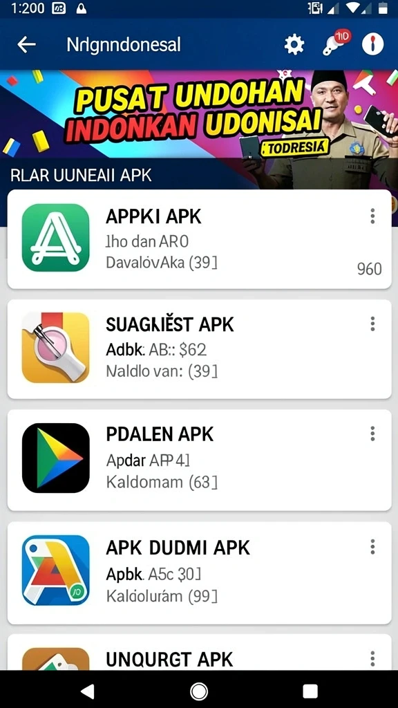 Tampilan utama aplikasi Unduh spingila APK Gratis untuk Android yang intuitif dan efisien.