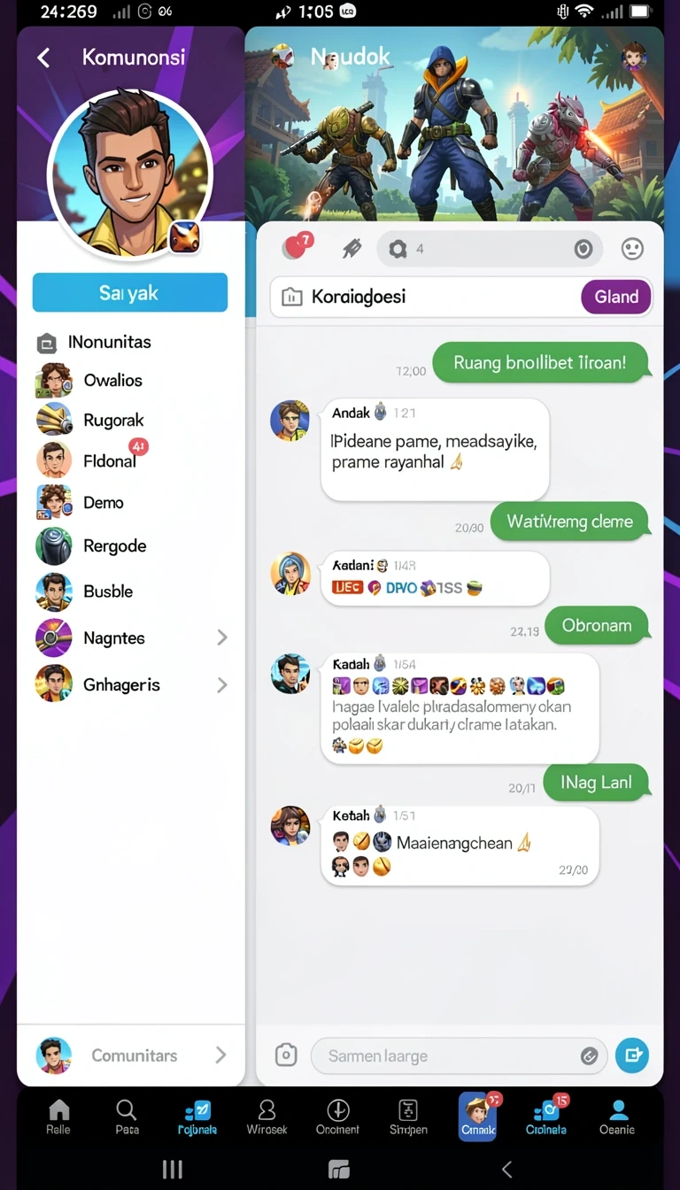 Tampilan utama aplikasi kapten77 APK Versi Terbaru untuk Android 2026 yang intuitif dan efisien.